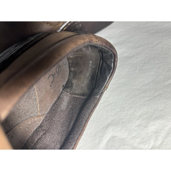 Womens BOC Born Concept Shoes 9M Slip On Comfort‎ Brown Leather EUC N5 - Picture 5 of 6